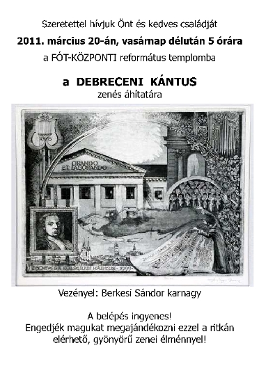 Meghívó zenés áhítatra